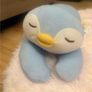 Soft Blue Penguin Plush for Small Pets